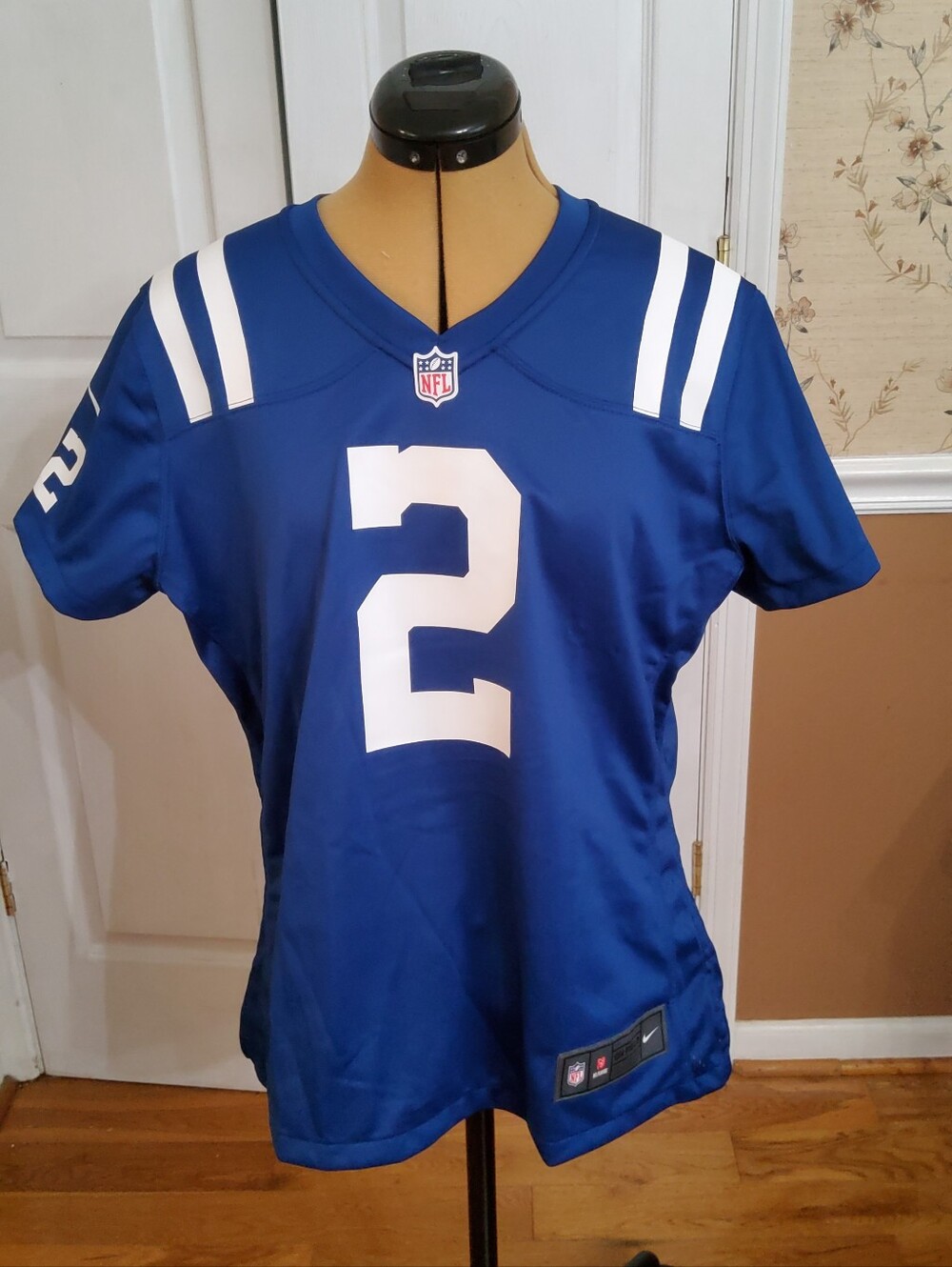 Nike Indianapolis Colts Carson Wentz #2 Women’s NFL Jersey Blue XL NWT